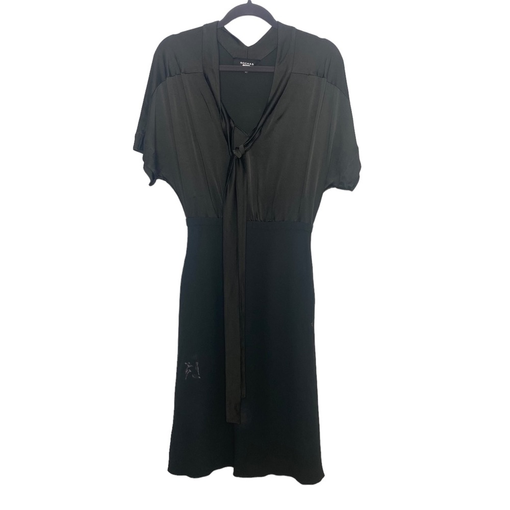 Rochas satin midi dress